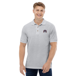 Smiling WRNGLR BOSS Embroidered Polo Shirt