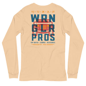 WRNGLR PROs Men's Americana Style long sleeve T-Shirt