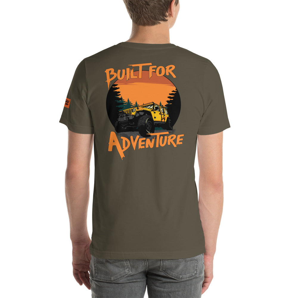 WRNGLR PROS Built for Adventure - Men's Tshirt