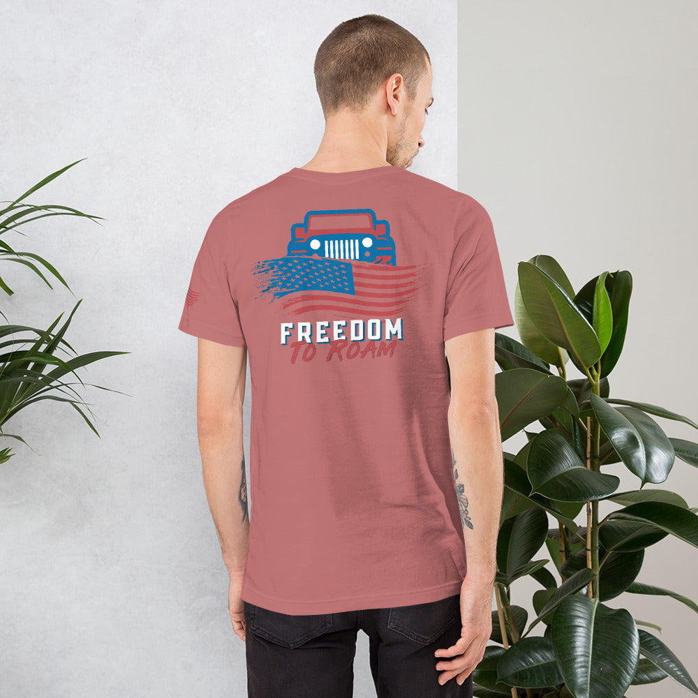 WRNGLR PROS - Freedom to Roam Men's Tshirt